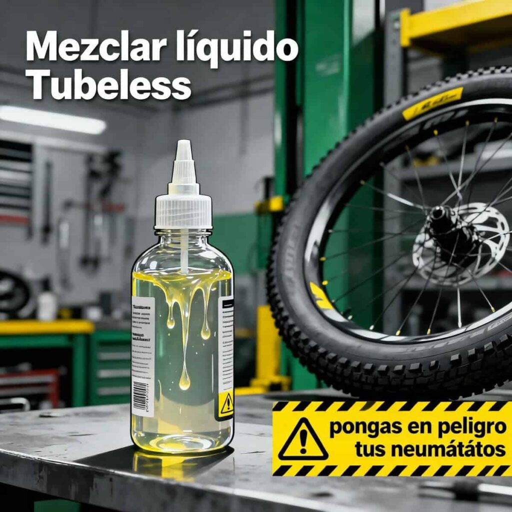 Mezclar líquido Tubeless