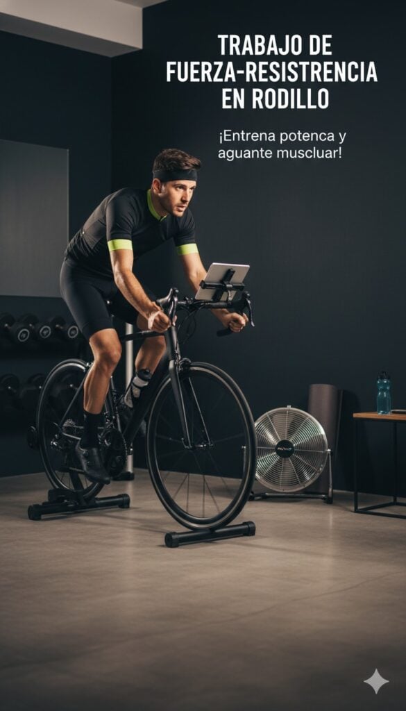 Trabajo en rodillo entrenar fuerza resistencia
