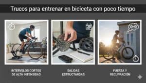 Trucos para entrenar en bicicleta con poco tiempo