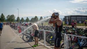 Duchas de agua fría en ciclismo
