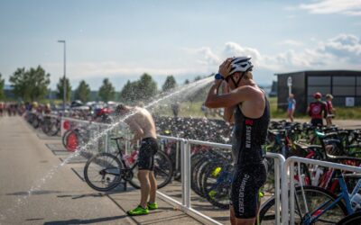 Duchas de agua fría en ciclismo
