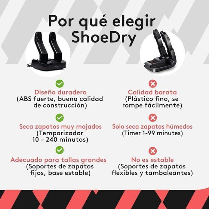 Secador de zapatillas para ciclismo