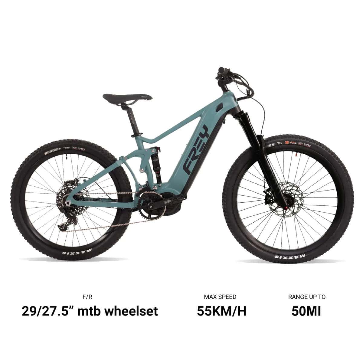eMTB china de alta potencia anunciada con velocidad máxima de 55 km/h