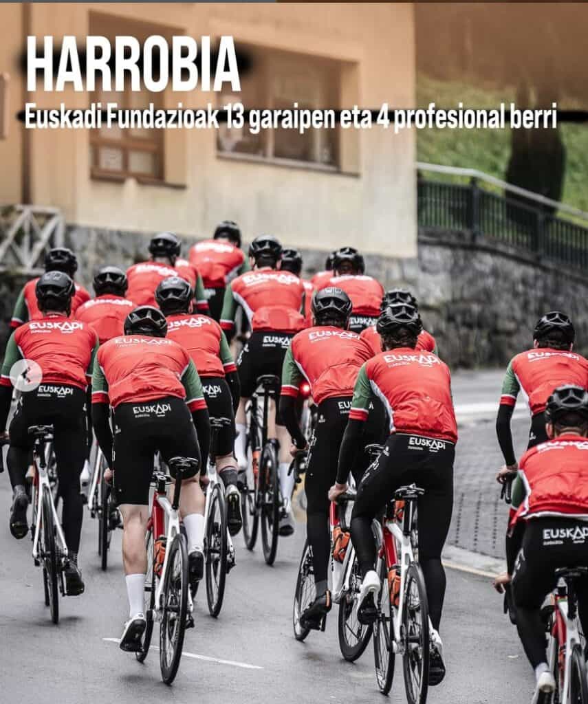 El equipo Euskaltel - Euskadi llevarán bicicletas chinas