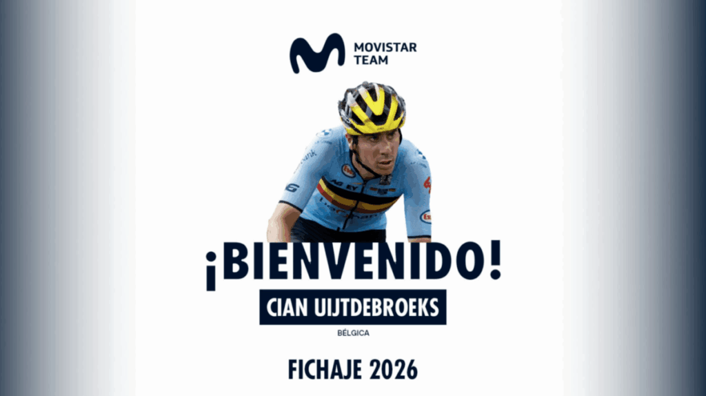 Movistar Team se rearma con Cian Uijtdebroeks hasta 2029