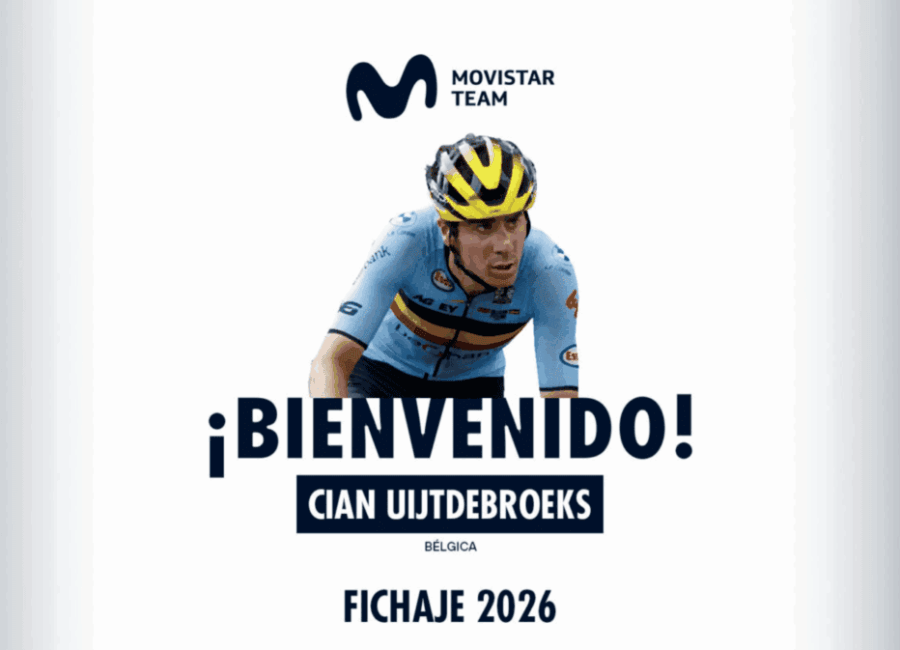 Movistar Team se rearma con Cian Uijtdebroeks hasta 2029