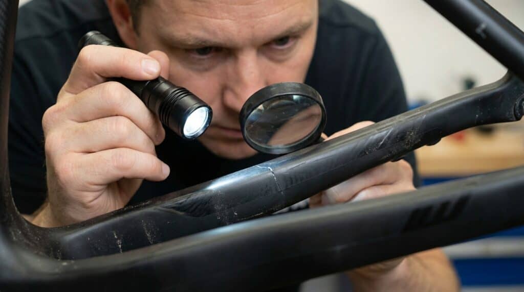 Cómo comprobar si tu cuadro de carbono está roto