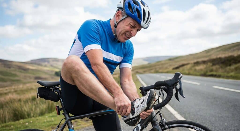 Dolor en los pies cuando vamos en bicicleta