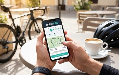RIGHTRIDE la APP para planificar entrenamiento de ciclistas