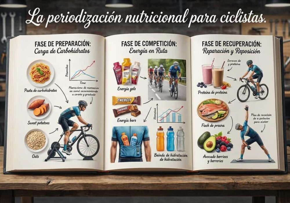 La periodización nutricional para ciclistas