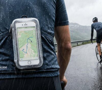 Baggicase, una funda impermeable para el móvil de los ciclistas