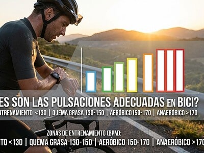 Cuáles son las pulsaciones adecuadas en bici