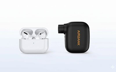 Airbank Mini Bomba Portátil Eléctrica