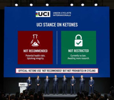 La UCI no aconseja las Cetonas pero no las prohibe