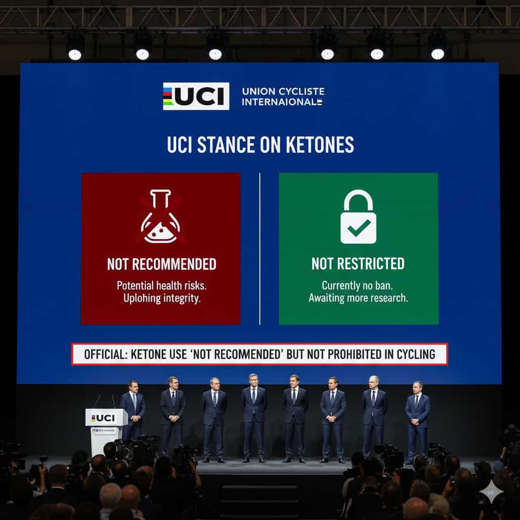 La UCI no aconseja las Cetonas pero no las prohibe