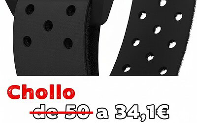 Cinturón de control de frecuencia cardíaca para entrenamiento fitness y running, equipado con tecnología Coospo.