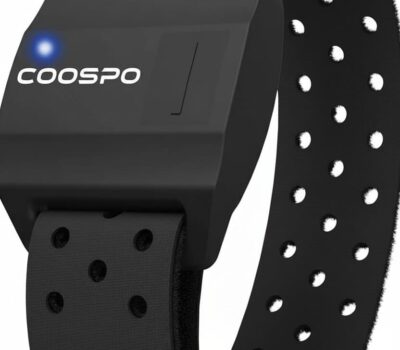 Cinturón de control de frecuencia cardíaca para entrenamiento fitness y running, equipado con tecnología Coospo.