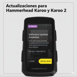 Actualizaciones para Hammerhead Karoo y Karoo 2