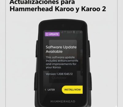 Actualizaciones para Hammerhead Karoo y Karoo 2