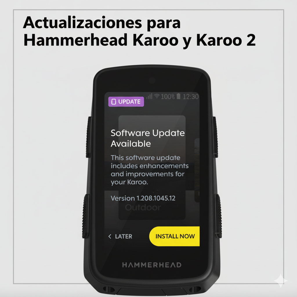 Actualizaciones para Hammerhead Karoo y Karoo 2