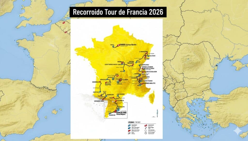 Recorrido Tour de Francia 2026