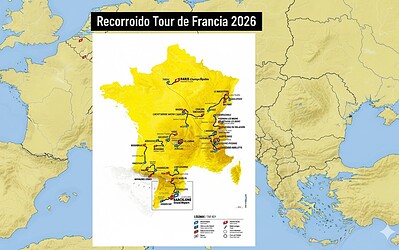 Recorrido Tour de Francia 2026