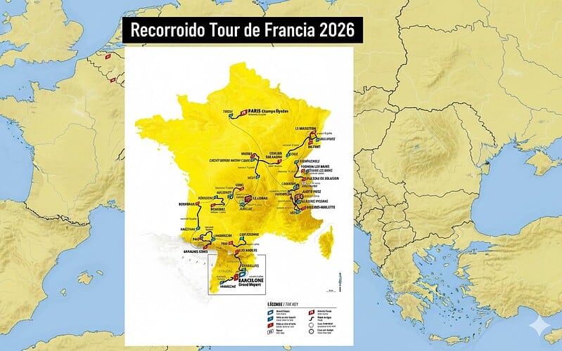 Recorrido Tour de Francia 2026