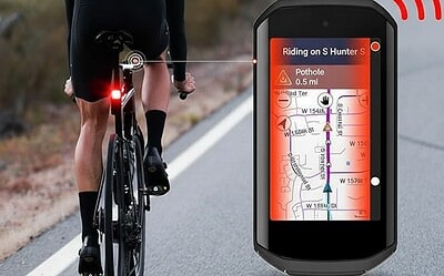 Radares traseros para bicicletas