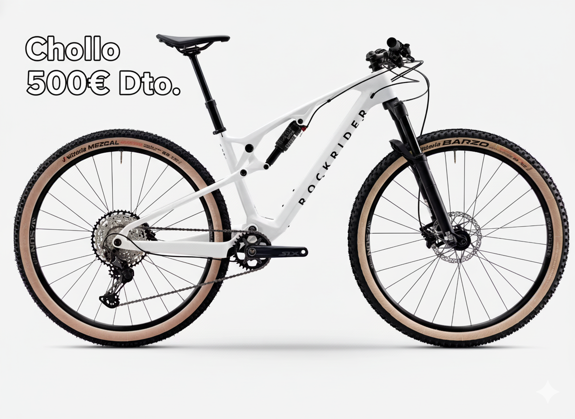 Rockrider doble suspensión carbono XC Race 900 S