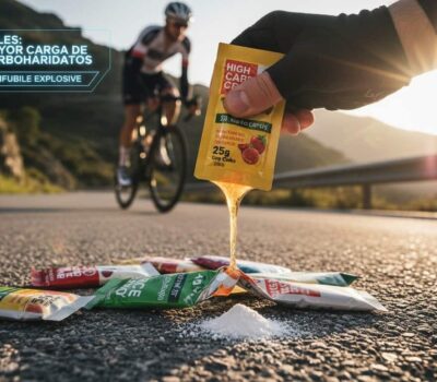 Los geles como mayor carga de carbohidratos