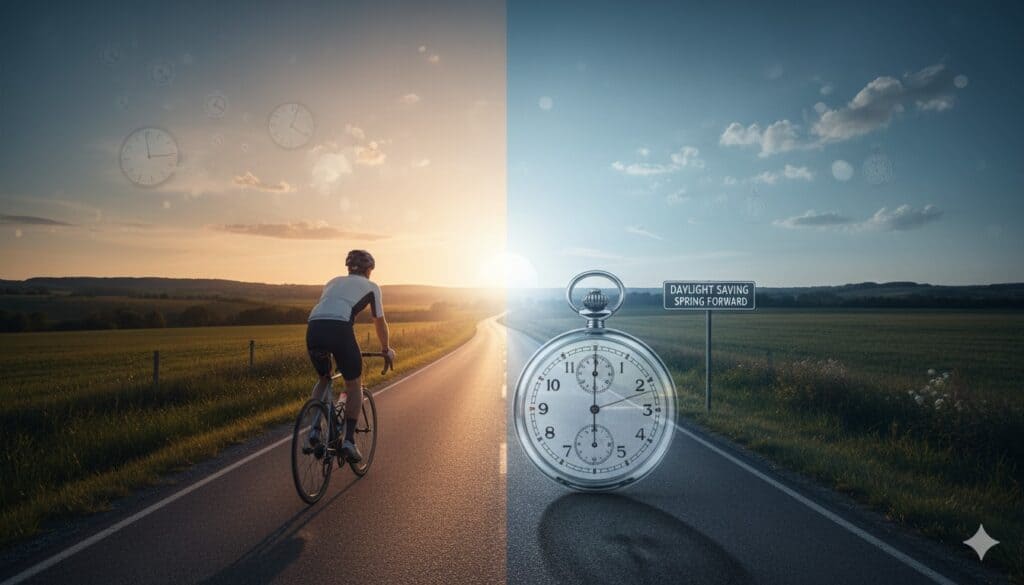 Cambio de hora y ciclismo
