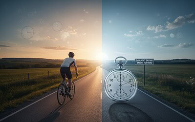 Cambio de hora y ciclismo