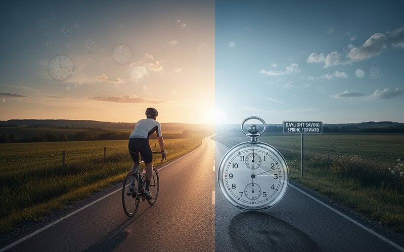 Cambio de hora y ciclismo