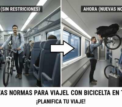 Nuevas normas para viajar con bicicleta en tren