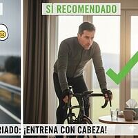 Montar en bicicleta estando resfriado