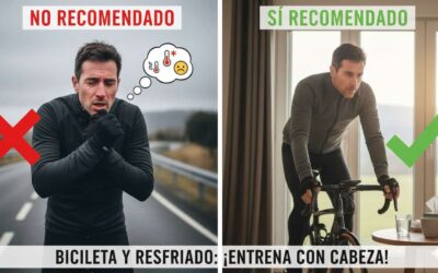 Montar en bicicleta estando resfriado