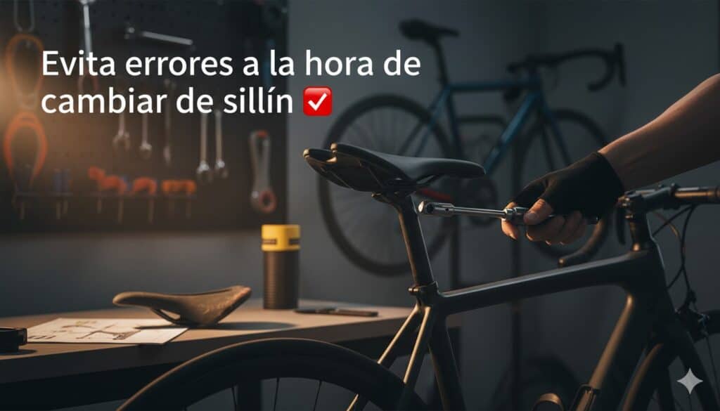 Evita estos errores a la hora de cambiar de sillín
