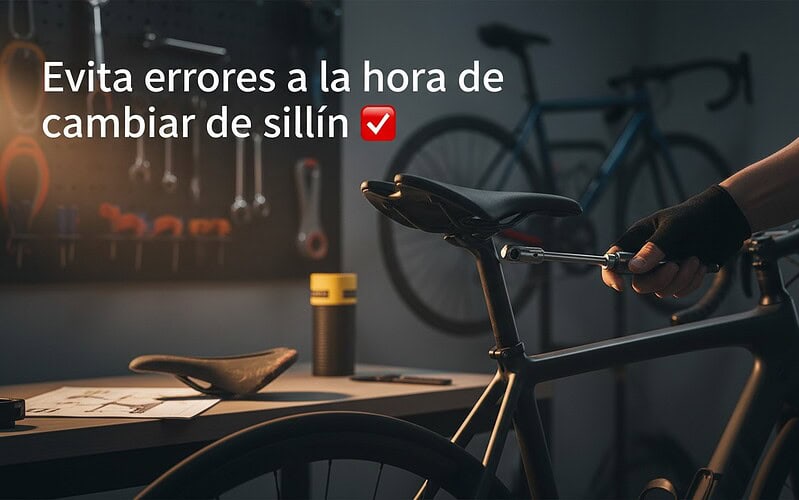 Evita estos errores a la hora de cambiar de sillín