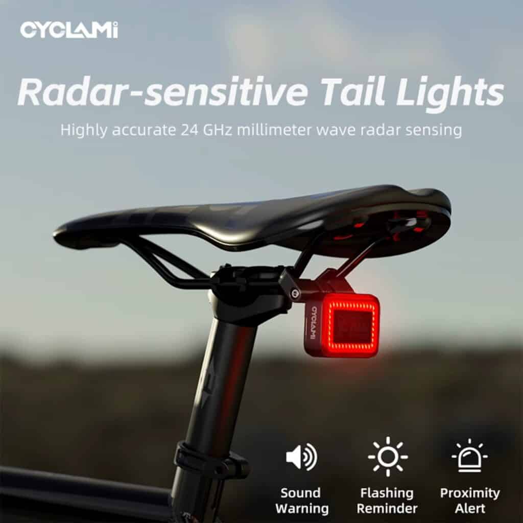CYCLAMI luz trasera con radar para bicicleta