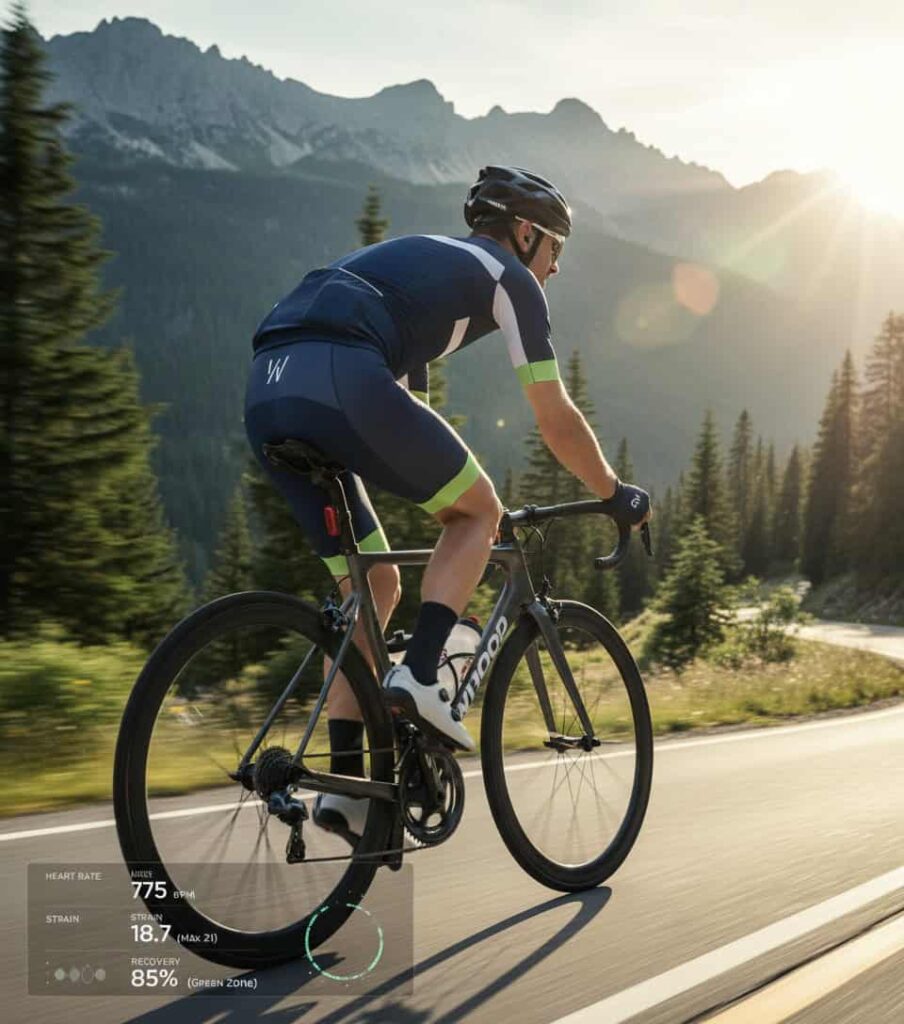 Porque los ciclistas utilizan la pulsera Whoop