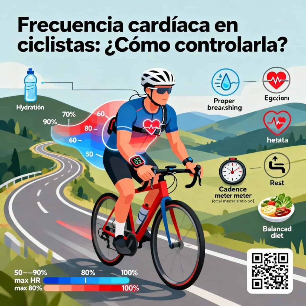 Frecuencia cardíaca en ciclistas