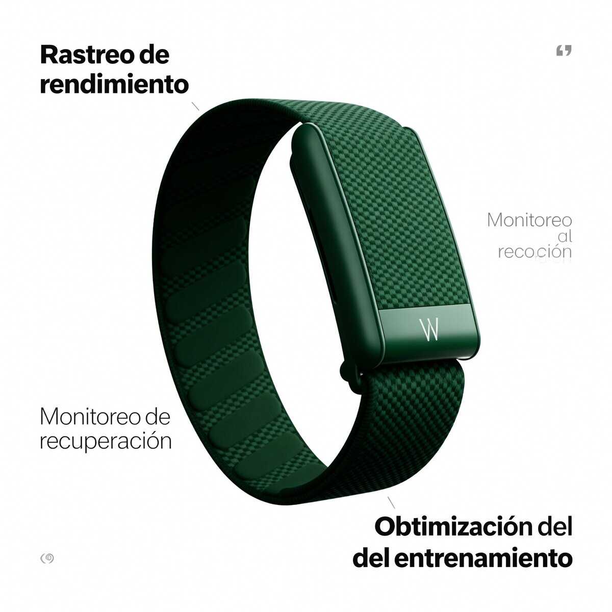 Ciclista usando la pulsera Whoop para monitorizar su recuperación