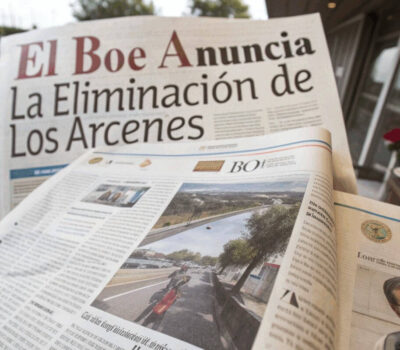 EL BOE anuncia la eliminación de los arcenes