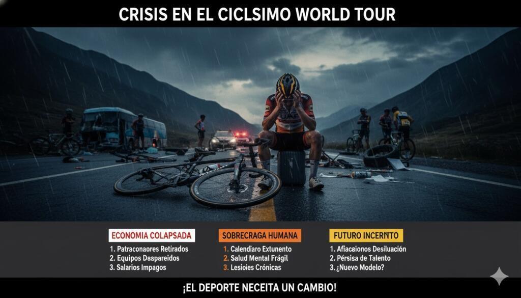 El ciclismo actual World Tour no es sostenible
