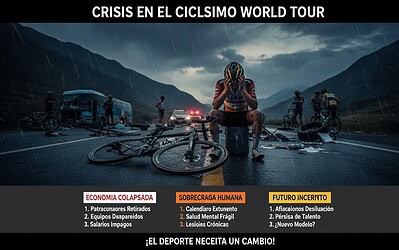 El ciclismo actual World Tour no es sostenible