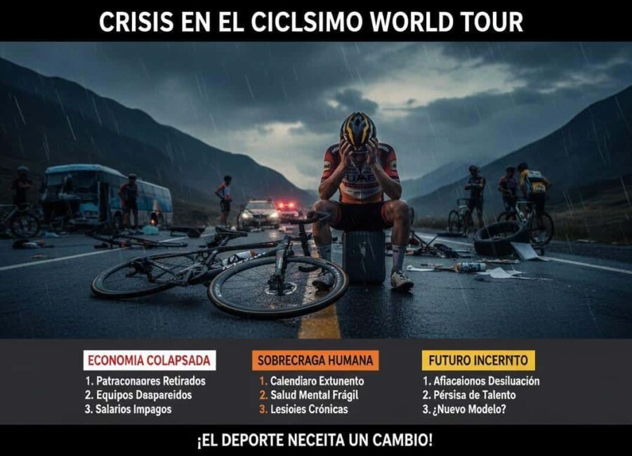 El ciclismo actual World Tour no es sostenible