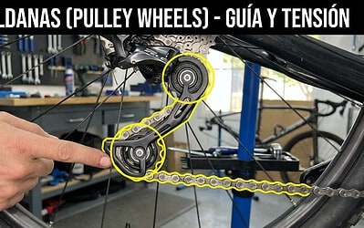 La función de las roldanas en la transmisión de una bicicleta