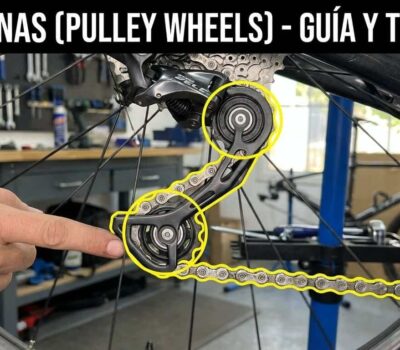 La función de las roldanas en la transmisión de una bicicleta