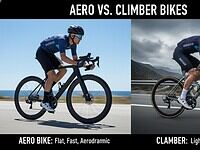 Bicicletas aero frente a bicicletas escaladoras