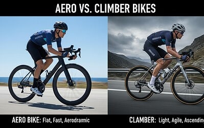 Bicicletas aero frente a bicicletas escaladoras